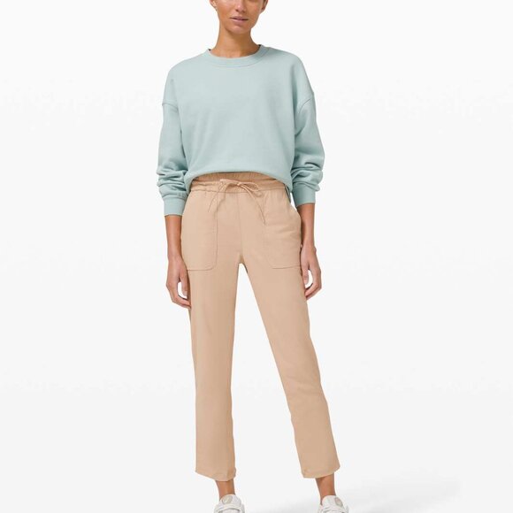 lululemon athletica Pants - Lululemon Beyond the Studio Pant Slim Cafe Au Lait Size 8